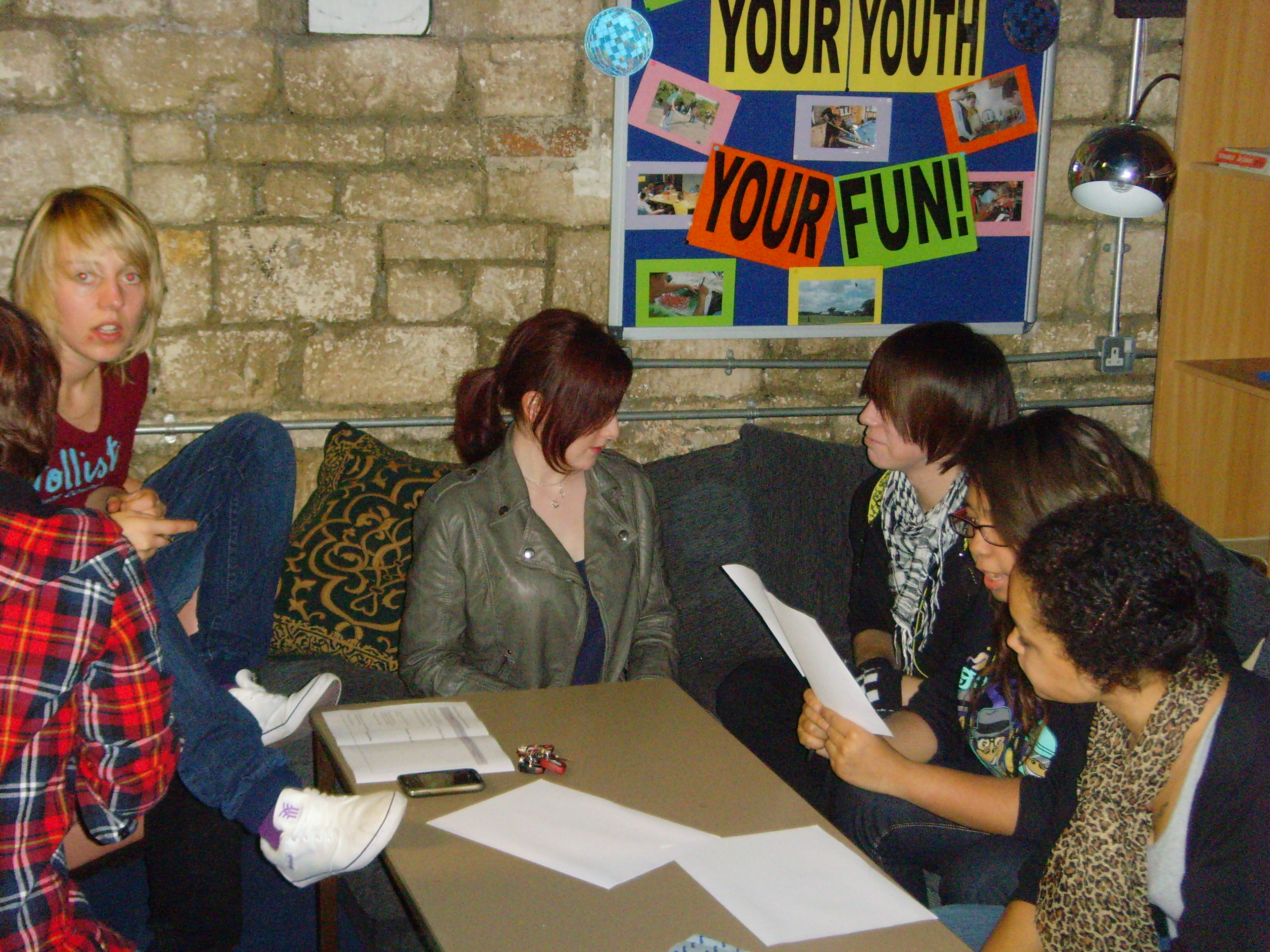 Young people from GoGs youth Group
