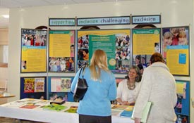 The CSIE display and bookstall